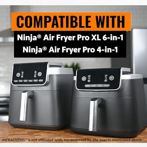 Parchment Paper Sheets for Ninja Air Fryer Pro XL 6-in-1 6.5 qt, Extra Large Square Liners for Air Fryer, Natural Unbleached Pre Cut Square Paper Liners for Airfryers, Toaster Ovens, and Oven Trays - size: Square/8.7x8.7/Unbleached