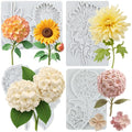 Chrysanthemum Silicone Mold Hydrangea Flower Fondant Mold - color: Style H