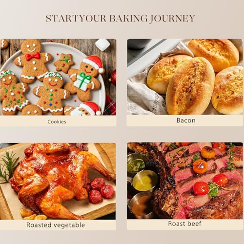 GIUOIDUO Baking Sheet Set of 3, Nonstick Heavy Duty Cookie Sheets for Oven - 13.6"×9.6"/15.5"×10.6"/17.5"×11.8" Warp-Resistant Carbon Steel Bakeware Trays, Champagne Gold, Dishwasher & Oven Safe - size: 3-piece set (17.5X15.5X13.6)