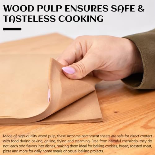 400 Pcs Parchment Paper Sheets, 12x16 Inches Precut Non-Stick Cooking Paper - size: 12x16inch 400pcs