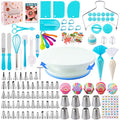 Cake Decorating Supplies Kit Tools 356pcs, Nifogo Baking Accessories with Cake Turntable, Pastry Piping Bag, Piping Icing Tips for Beginners