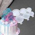 mostsom Chocolate Silicone Mold Silicone Mold Round Lollipop Mold Cake Decorating Tools 3D Snack Tool For Same as Snack Party Kitchen 2PCS (G_ Round) - size: G_ Round