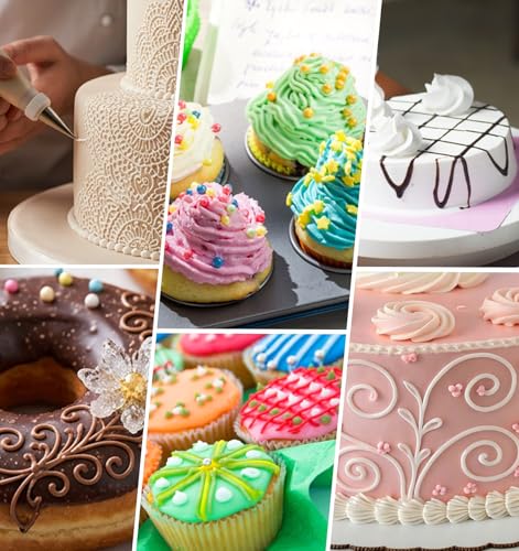 10 Pcs Cake Decorating Tips, Small Piping Tips