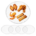 M METERXITY 5 Pack Disposable Grill Toppers, Round 11.02'' Galvanized Grill Grates, Disposable Roasting Racks Replacement for Outdoor, BBQ, Camping, Picnics - size: 11.02''