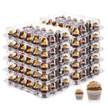 NPLUX Mini Cupcake Containers 20 Pack 24-Count for 480 Treats Stackable
