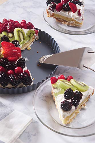 Fox Run Removable Bottom Non-Stick Tart and Quiche Pan, Loose Bottom Quiche Pan - 9.5-inch - style: 9-Inch Round
