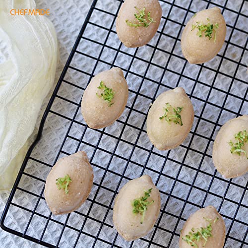 CHEFMADE Muffin Cake pan, 20-Cavity Non-Stick Lemon-Shaped Bakeware for Oven Baking (Champagne Gold) - size: 04 - 20 Cups