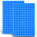 Anaeat 126-Cavity Square Silicone Candy Mold, 2 Pack Non-stick Mini Silicone Chocolate Mold for Homemade Caramels, Jelly, Gummy, Ice Cube, Truffles, Pralines & Ganache - Flexible & Easy to Release - color: 126-Cavity Mini Mold (2 Pack)