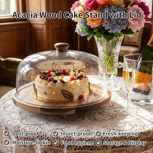 Round Rotating Cake Stand Turntable Cake Baking Display Tray
