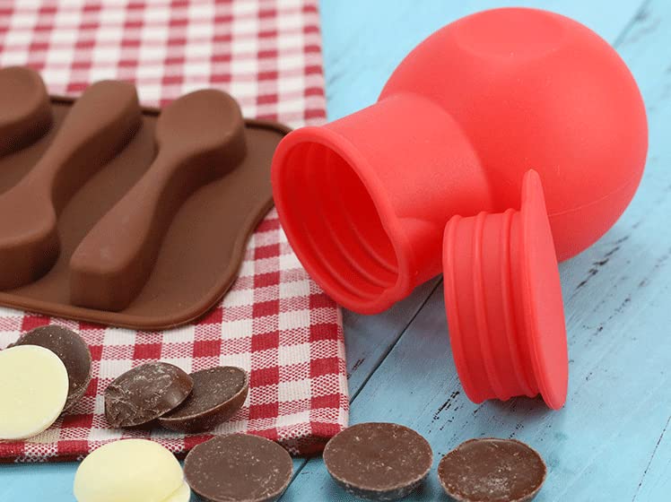 3 Pcs Silicone Chocolate Melting Pot,Baking Pouring Tool,Green - color: 3 Green