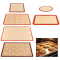 Silicone Baking Mat Set of 6, Nonstick Reusable Rolling Dough Mat
