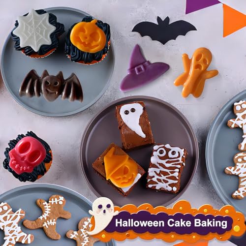 Halloween Soap Molds, 2-Pack Halloween Theme Silicone Molds 14 Cavity - color: Halloween Soap Molds