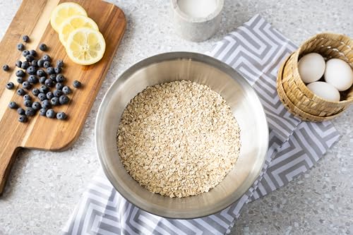 Fox Run Stainless Steel Large Mixing Bowl, 10.25 x 5.25 inches, 4.25 Quart Capacity - color: Stainless Steel, size: 4.25 Quart