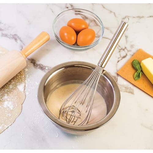 Mrs. Anderson’s Baking Double Balloon with Aerator Ball Wire Whisk, Stainless Steel, 12-Inch - style: Ball