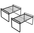 Shantton Cabinet Shelf Organizer, Pantry Shelf Rack, Black 13x8.3x7.3 - color: Black, size: L13" W8.3" H7.3"
