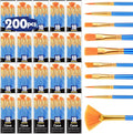 ESRICH 200PCS Paint Brushes, Paint Brush for Acrylic Painting - size: 200p