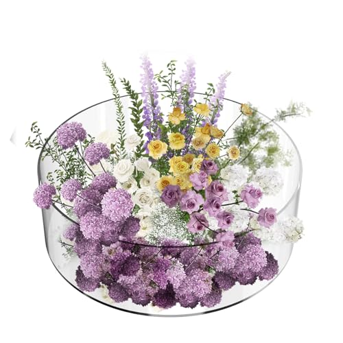 8 12 Inch Round Acrylic Cake Stand 2 Pack Clear Display Riser - size: Round8" & 12"