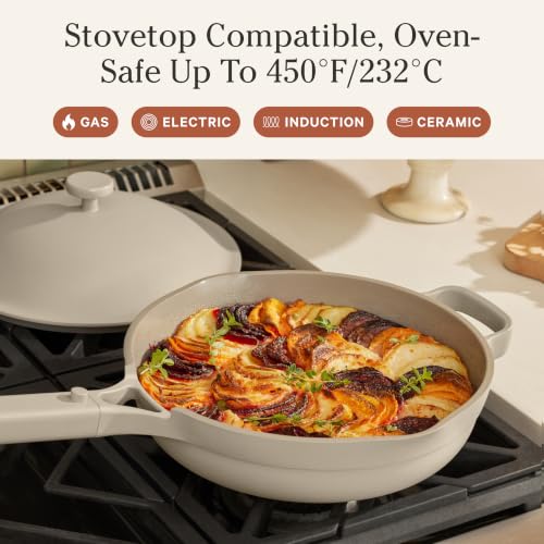 Our Place Always Pan 2.0, 10.5" Ceramic Nonstick Pan, 2.6 Qt - color: Steam, size: 10.5"