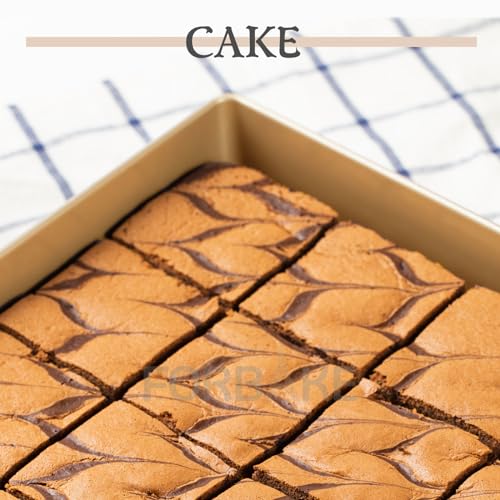11-Inch Square Baking Pan, 2.4-Inch Deep Nonstick Aluminum Alloy Pan - size: 11" Extra Depth