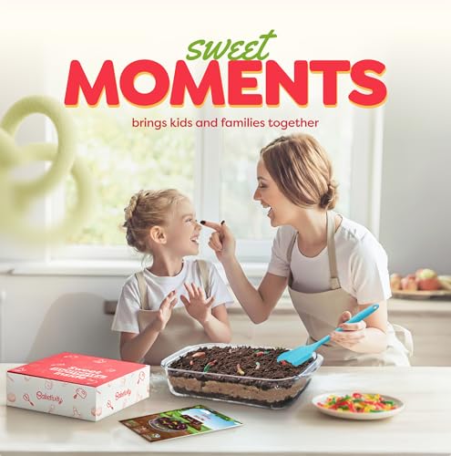 Baketivity Dirt Pie Kids Baking Kit with Pre-Measured Ingredients