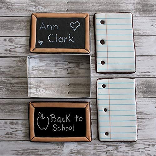 Ann Clark Back to School Cookie Cutters Set of 5, Made in USA - style: Back to School Set, 5-pc.