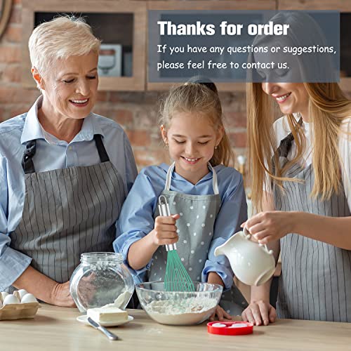 OYV Teal Silicone Whisk Set of 3, 8/10/12 Inch, Non-Scratch, Aqua - color: Premium(Aqua Pack)