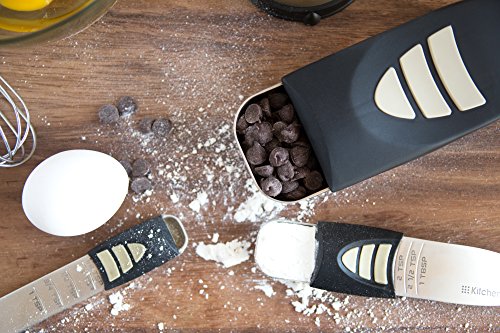 KitchenArt Baker’s Pro Adjust-A-Measure Set, 4-Piece, Satin - size: 4-Piece Set