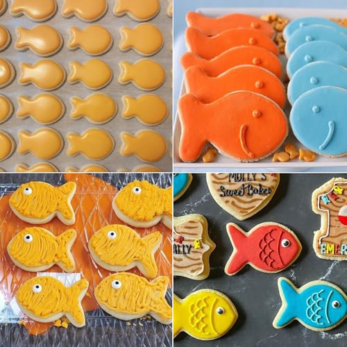 MrCookie Goldfish/Fish Cookie Cutters,Thickened Stainless Steel. - color: Goldfish/Fish