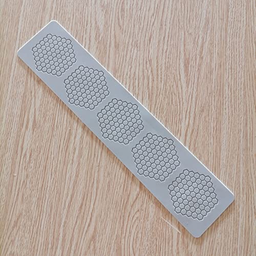 Honeycomb Silicone Fondant Cake Mold Beehive Candy Molds Chocolate Candy 3D Cupcake Decorating Silicone Moulds, Sugar Craft Cake Decoration, Cupcake Top, Polymer Clay - style: 14.8 x 3.12 x 0.08inch