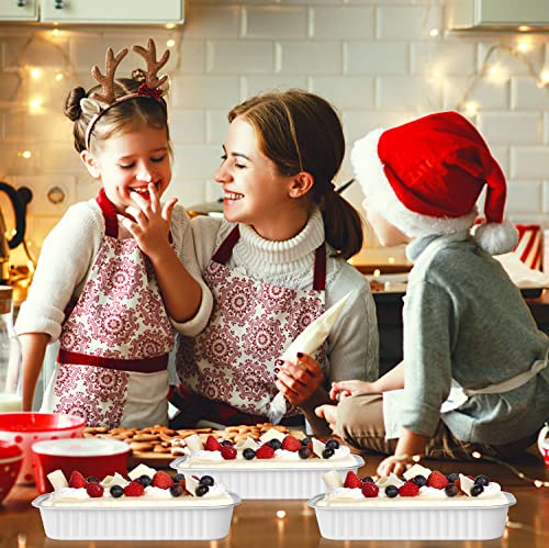 LNYZQUS Mini Loaf Pans with Lids 100 Pack, 6.8oz Small Cake Tins - color: White, size: 6.8 oz