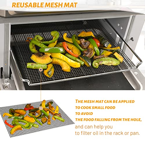 WMKGG 3 Pack Air Fryer Oven Liners Set, 9 x 11 Inch - size: 9"x11"-3 pcs Reusable Mat