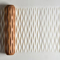 MKM Pottery Tools Wood Big Hand Rollers for Clay (BHR-132 Mod Drops) - color: BHR-132 Mod Drops