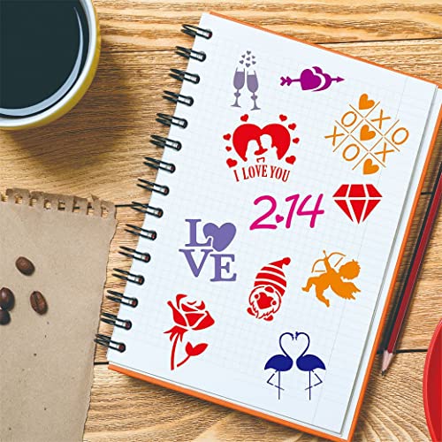 46 Coffee Stencils+2 Mesh Powder Shakers, Cake Baking Templates Coffee Decoration Stencils Coffee Art Template Coffee Mold Tool for Christmas Thanksgiving Cake Coffee Cappuccino - size: 46 Coffee Stencils + 2 Powder Shakers