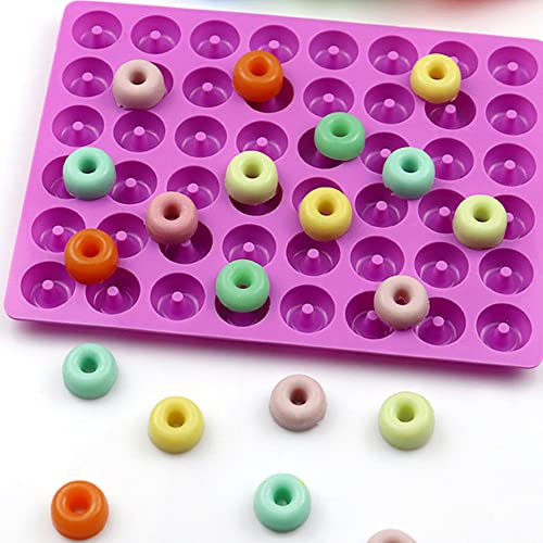 JOERSH Round Gummy Donut Molds, 192 Cavities, 4Pcs
