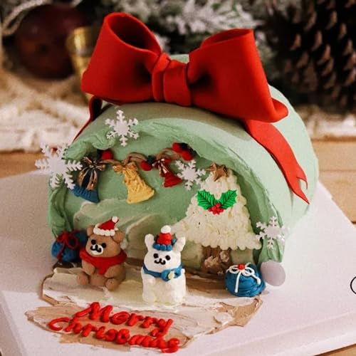 Christmas Holly Leaves Silicone Mold Leaf Fondant Mold - color: Style C