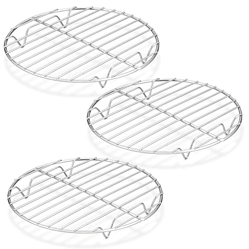 P&P CHEF Round Cooking Rack, Cooling Rack for Steamer, 7.5”, Silver - color: Silver, size: 7.5 Inch