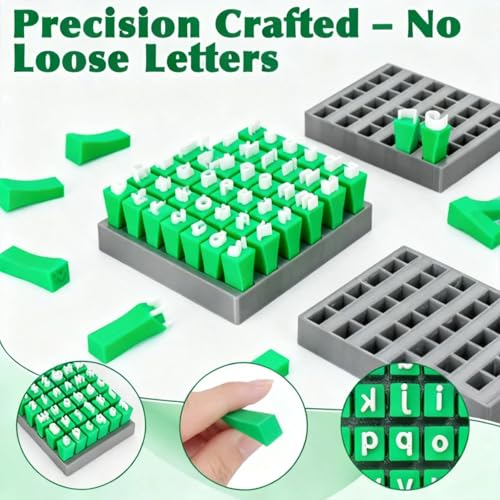2 PCS Alphabet Stamps for Clay Pottery, Letter Stamps, Clay Letter Stamps, Capital Letters and Number, Lowercase and Alphabet Symbols Small Press Fondant Embosser DIY Cookie Stamps