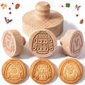 3 Set Ugly Sweater Cookie Stamps, 2.5" Springerle Molds - style: Ugly Sweater