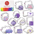 Ann Clark Plaques, Frames and Tiles Cookie Cutters 11-Pc. Set Made in USA