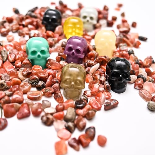 Halloween Skull Resin Molds, Set of 10 Skull Crafting Molds - color: 10PCS Mini 3d Skull