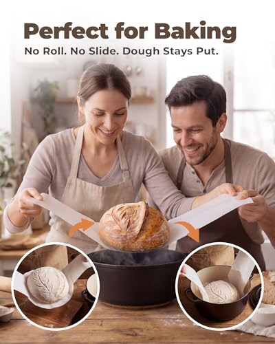 Bake Choice 50 Pcs Parchment Paper for Sourdough Baking, 8.67" Round