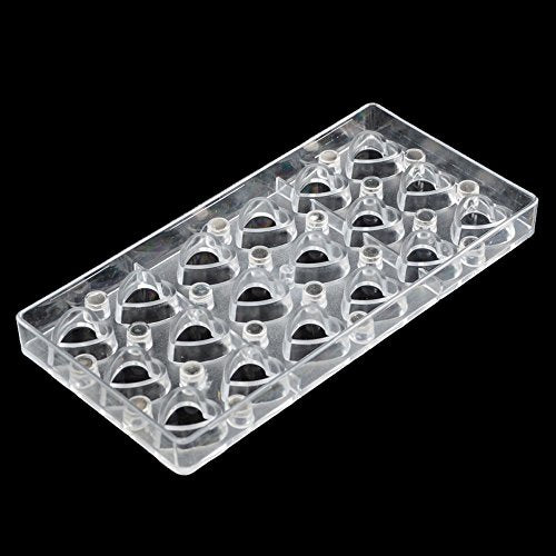 Chocolate Transfer Sheet Mold Polycarbonate Chocolate Mold DIY Handmade Chocolate Magnetic Chocolate Mold Candy Mould Heart Shaped (19325) - size: Heart