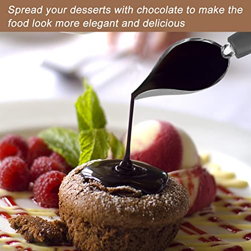 Plating Spoons,5Pcs Culinary Precision Drawing Decor Spoon Set