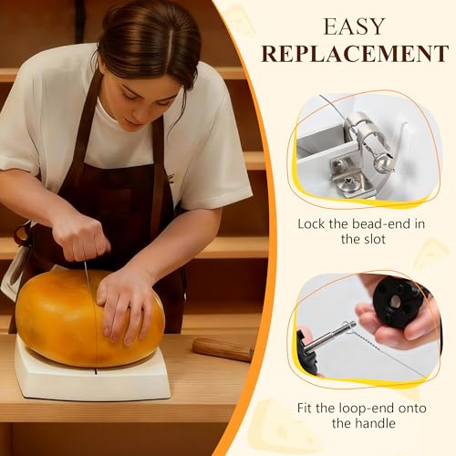 Cheese Cutting Wires Compatible with Boska Cheese Commander Pro/Pro+,6 Pc