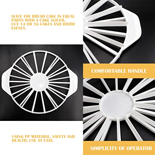 Round Cake Portion Marker,14 or 16 Piece Cake Slice Cutter Divider