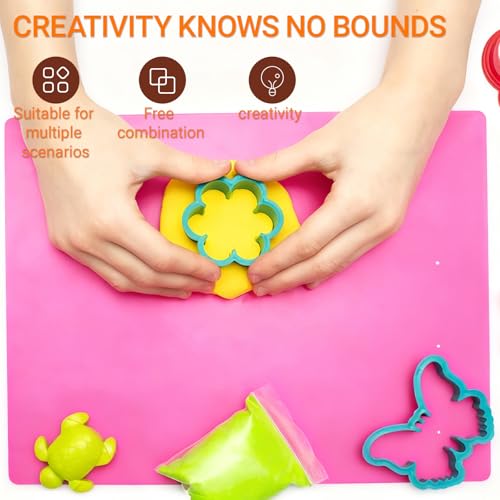 1 Pcs Fondant Foam Pad with 5 Holes, Flower Drying Mat - color: Pink-green