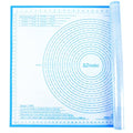 Silicone Pastry Mat Large Baking Mat 36X24 inch Dough Mat with Measurements - color: Blue, size: 24"L x 36"W