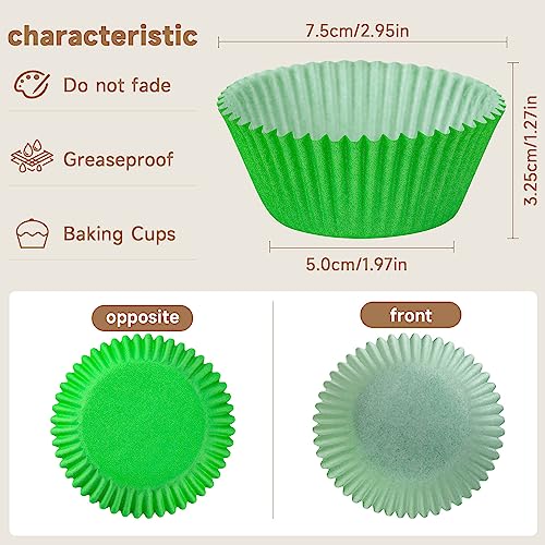 Standard Bright Rainbow Cupcake Liners, Paper Baking Cups, 400 Pack - color: Rainbow, size: Standard