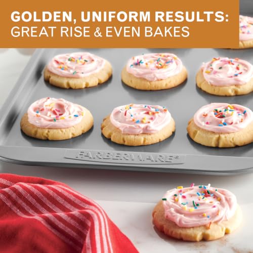 Farberware Nonstick Bakeware, Nonstick Cookie Sheet / Baking Sheet - 11 Inch x 17 Inch, Gray - size: 11" x 17" (1 piece)