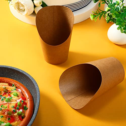 Honeydak 150 Pcs Charcuterie Cups French Fry Paper Holder Bulk 14oz